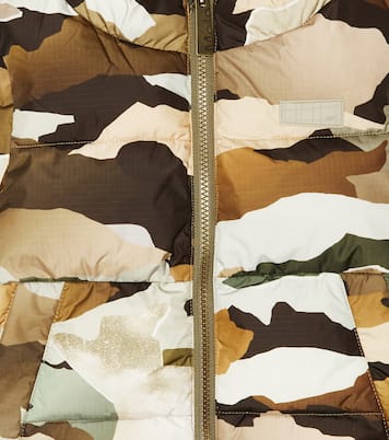 Heike camouflage puffer vest | Molo
