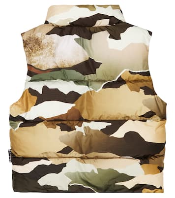Heike camouflage puffer vest | Molo