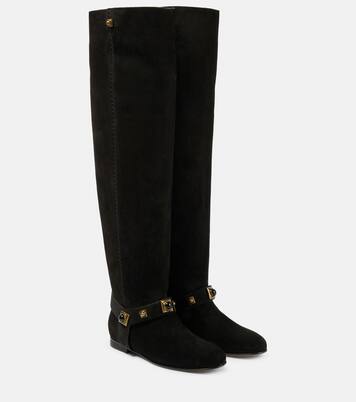 Crown Me suede knee-high boots | Etro