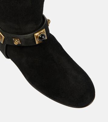 Crown Me suede knee-high boots | Etro