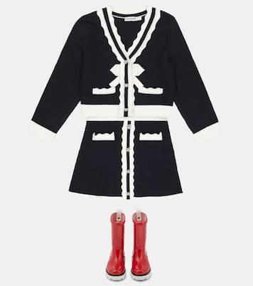 Cardigan en coton et laine | Self-Portrait Kids