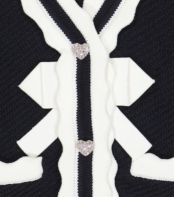 Cardigan en coton et laine | Self-Portrait Kids