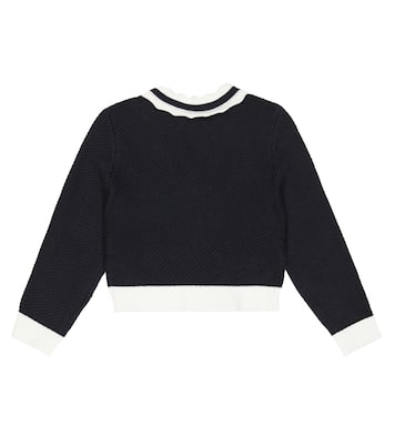 Cardigan en coton et laine | Self-Portrait Kids