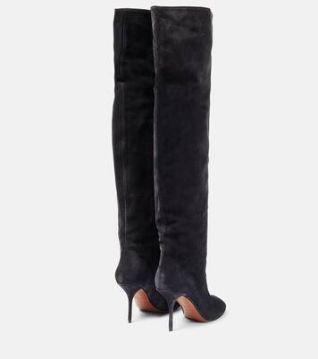 Fluide 90 suede boots | Alaïa