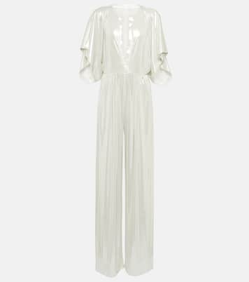 Rectangle metallic jumpsuit | Norma Kamali
