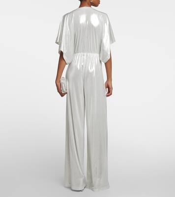 Rectangle metallic jumpsuit | Norma Kamali