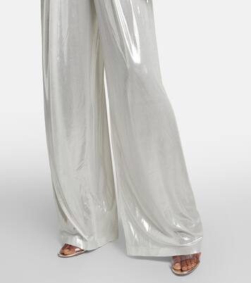 Rectangle metallic jumpsuit | Norma Kamali