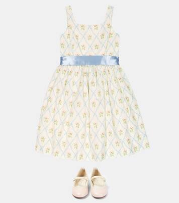 Printed cotton and silk dress | Polo Ralph Lauren Kids
