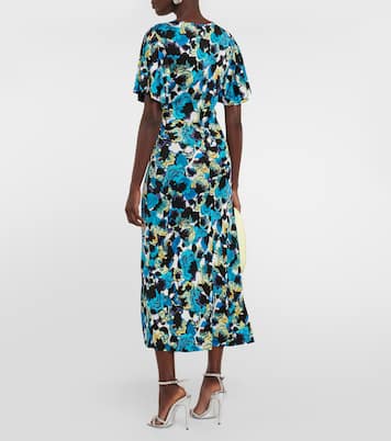 Robe midi Zetna à fleurs | Diane von Furstenberg