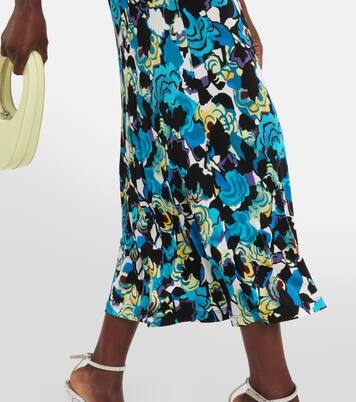 Robe midi Zetna à fleurs | Diane von Furstenberg