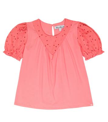 Broderie anglaise cotton-blend top | Tartine et Chocolat