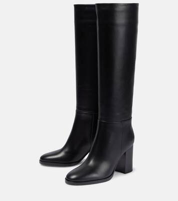 Santiago knee-high leather boots | Gianvito Rossi