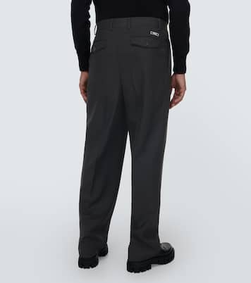 Gerade Hose aus Wolle | Versace