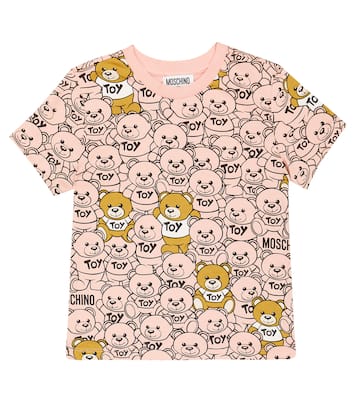 Set of 2 printed cotton jersey shirts | Moschino Kids