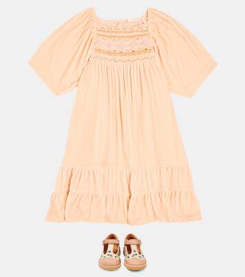 Olivina smocked velvet dress | Louise Misha