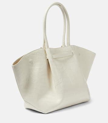 New York croc-effect leather tote bag | DeMellier