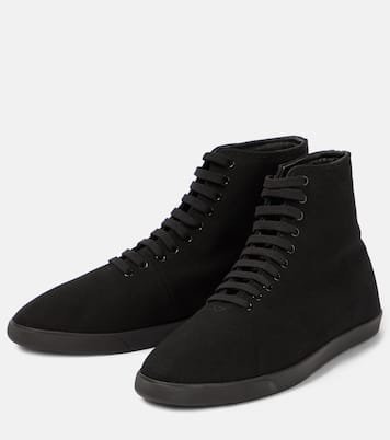 Canvas high-top sneakers | The Row