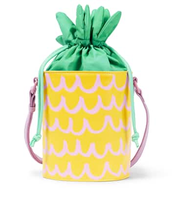 Printed faux leather bucket bag  | Stella McCartney Kids