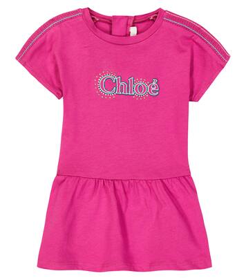 Baby Kleid aus Baumwoll-Jersey | Chloé Kids
