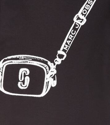 Vestido camisero de jersey de algodón | Marc Jacobs Kids