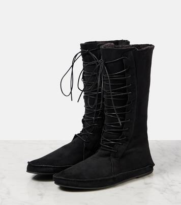 Tyler suede lace-up boots | The Row