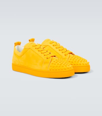 Sneakers Louis Junior Spikes aus Veloursleder | Christian Louboutin
