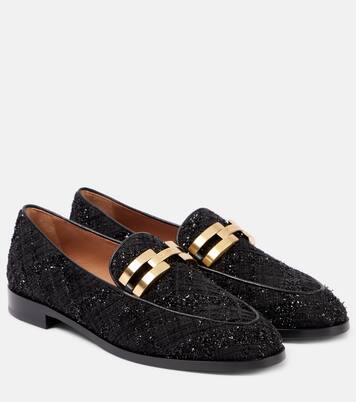 Loafers Brandi aus Bouclé | Aquazzura