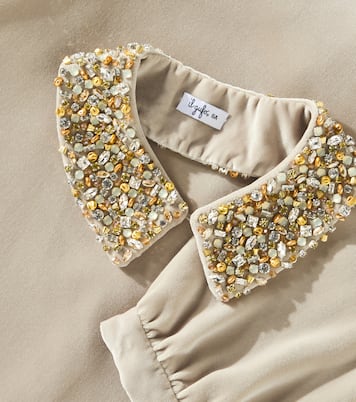 Robe en velours à ornements | Il Gufo