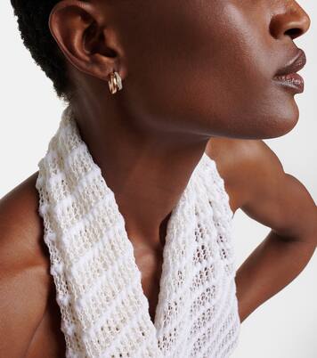 Pomellato Together 18kt rose gold earrings with diamonds | Pomellato