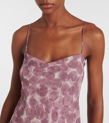 Robe imprimée en soie | Dries Van Noten