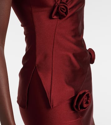 Floral-appliqué asymmetric top | Coperni