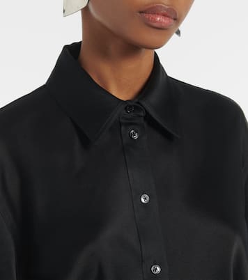 Hemd Slouch aus Satin | Toteme