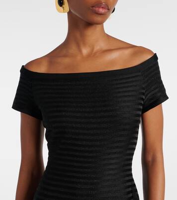 Off-Shoulder-Maxikleid | Carolina Herrera