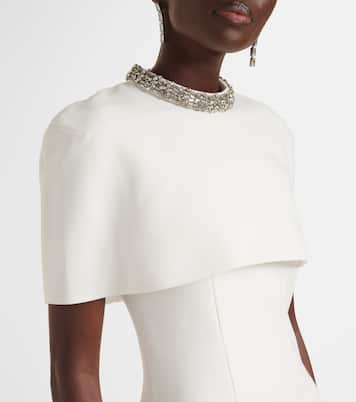 Robe de cocktail en crêpe à ornements | Roland Mouret