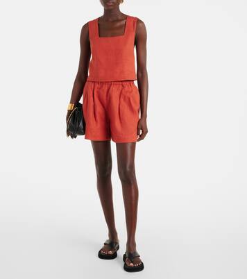 Shorts Zurich aus Leinen | Asceno