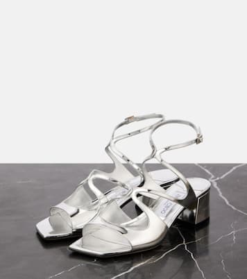 Sandalen Azilia 45 aus Metallic-Leder | Jimmy Choo