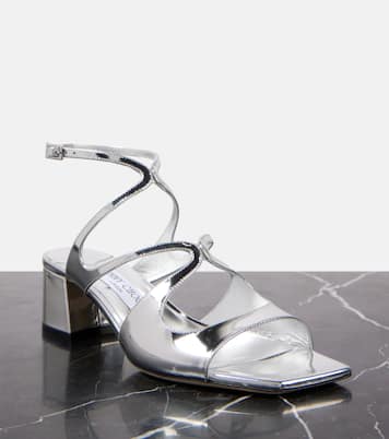 Sandalen Azilia 45 aus Metallic-Leder | Jimmy Choo