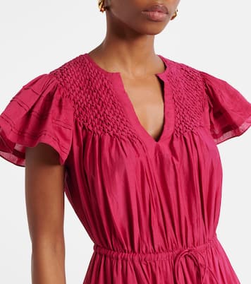 Robe longue Marika en coton et soie | Ulla Johnson