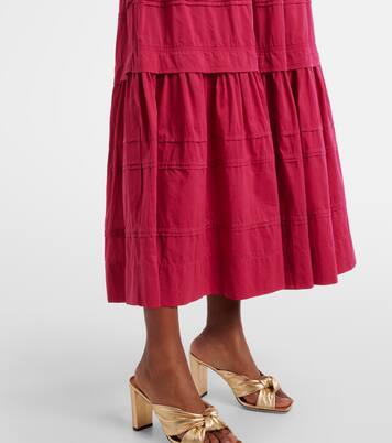 Robe longue Marika en coton et soie | Ulla Johnson