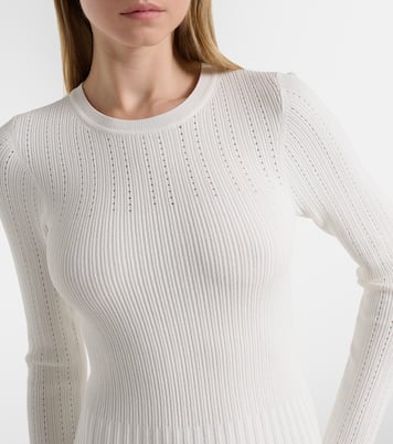 Nami ribbed-knit sweater dress | Veronica Beard