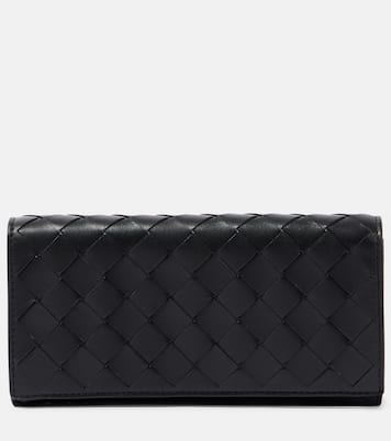 Intrecciato Large leather wallet | Bottega Veneta