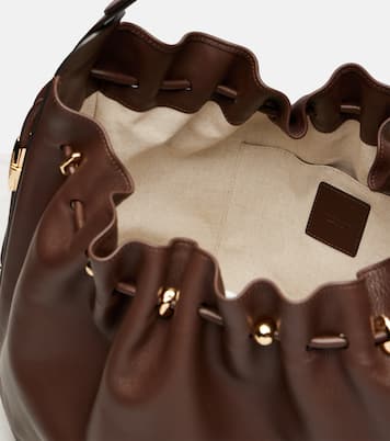 Halcyon Large leather bucket bag | Zimmermann