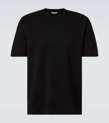 Luster Plaiting cotton T-shirt | Auralee