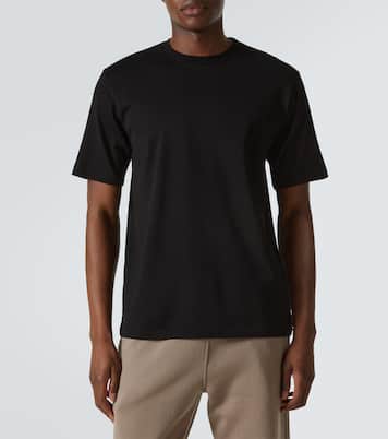 Luster Plaiting cotton T-shirt | Auralee