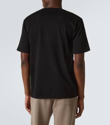 Luster Plaiting cotton T-shirt | Auralee