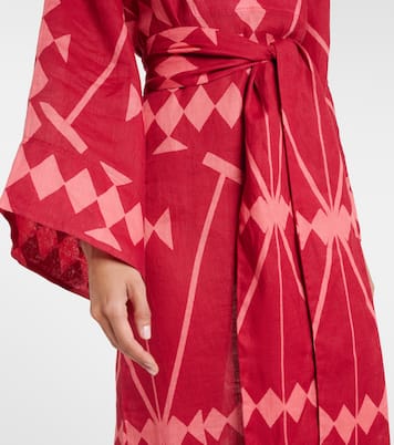 Bedrucktes Maxikleid aus Leinen | Johanna Ortiz