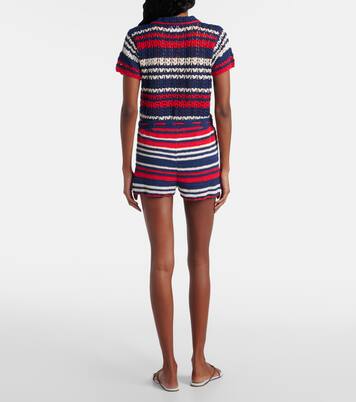 Shorts aus Häkelstrick | Anna Kosturova