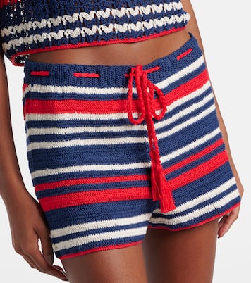 Shorts aus Häkelstrick | Anna Kosturova