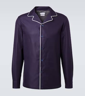 Cotton pajama shirt | Brunello Cucinelli