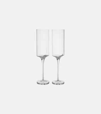 Hew set of 2 champagne flute glasses | Zaha Hadid Design